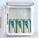 Baseus Igloo Mini Fridge 6L EU Cooler and Warmer (ACXBW-A02) - портативен мини хладилник (бял)  16