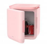 Baseus Igloo Mini Fridge 6L EU Cooler and Warmer (ACXBW-A02) - портативен мини хладилник (розов) 