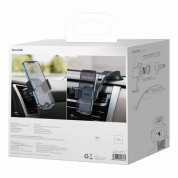 Baseus 2in1 Gravity Car Vent and Dashboard Mount (SUYK000001) - поставка за радиатора или таблото на кола за смартфони с дисплеи до 6.7 инча (черен) 15