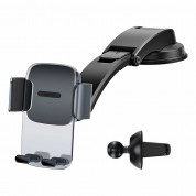 Baseus 2in1 Gravity Car Vent and Dashboard Mount (SUYK000001) (black)