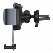Baseus 2in1 Gravity Car Vent and Dashboard Mount (SUYK000001) - поставка за радиатора или таблото на кола за смартфони с дисплеи до 6.7 инча (черен) 3