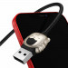 Baseus Year of the Tiger 3-in-1 USB Cable (CASX010001) - универсален USB кабел с Lightning, microUSB и USB-C конектори (120 см) (черен) 3