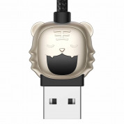 Baseus Year of the Tiger 3-in-1 USB Cable with micro USB, Lightning and USB-C connectors (CASX010001) (120 cm) (black) 3