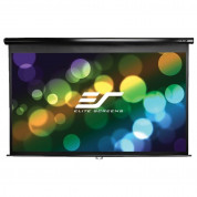 Elite Screen M92UWH Manual, 92 inch (16:9), 203.7 x 114.6 cm - ролетен екран за проектор (черен)
