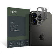Hofi Alucam Pro Plus Lens Protector - предпазна метална плочка за камерата на iPhone 13 Pro, iPhone 13 Pro Max (черен)