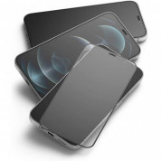 Hofi Glass Pro Plus Tempered Glass 2.5D - калено стъклено защитно покритие за дисплея на iPhone 14, iPhone 13, iPhone 13 Pro (черен-прозрачен) 3