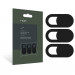 Hofi Slim Pro Plus WebCam Cover - комплект предпазители за камерата за лаптоп и мобилни устройства (3 броя) (черен) 1