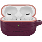 Lifeproof Eco-friendly AirPods Case - хибриден кейс с карабинер за Apple Airpods Pro (лилав)