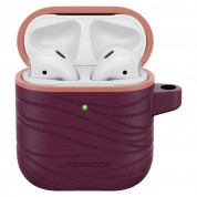 Lifeproof Eco-friendly AirPods Case - хибриден кейс с карабинер за Apple Airpods и Apple Airpods 2 (лилав) 1