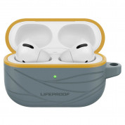 Lifeproof Eco-friendly AirPods Case - хибриден кейс с карабинер за Apple Airpods Pro (сив)