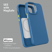 Lifeproof See Case with MagSafe - хибриден удароустойчив кейс с вграден магнитен конектор (MagSafe) за iPhone 13 Pro Max, iPhone 12 Pro Max (син) 2