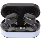 Platinet Vibe TWS2 Bluetooth Earphones Sport + Charging Station PM1050 - безжични блутут слушалки със зареждащ кейс (черен)