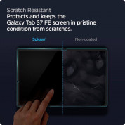 Spigen Tempered Glass GLAS.tR EZ Fit - висококачествено стъклено защитно покритие за дисплея на Samsung Galaxy Tab S7 FE, S7 FE 5G (прозрачно) 2