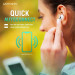 4smarts TWS Headset SkyPods Pro - безжични Bluetooth слушалки с микрофон за мобилни устройства (бял) 10
