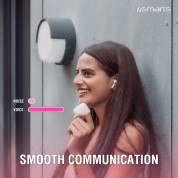 4smarts TWS Headset SkyPods Pro - безжични Bluetooth слушалки с микрофон за мобилни устройства (розов) 6