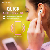 4smarts TWS Headset SkyPods Pro - безжични Bluetooth слушалки с микрофон за мобилни устройства (розов) 8