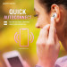 4smarts TWS Headset SkyPods Pro - безжични Bluetooth слушалки с микрофон за мобилни устройства (розов) 9