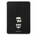 Karl Lagerfeld Saffiano Karl & Choupette Heads Folio Case - дизайнерски кожен кейс с поставка за iPad Pro 12.9 M2 (2022), iPad Pro 12.9 M1 (2021) (черен) 2