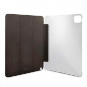 Karl Lagerfeld Saffiano Karl & Choupette Heads Folio Case - дизайнерски кожен кейс с поставка за iPad Pro 12.9 M2 (2022), iPad Pro 12.9 M1 (2021) (черен) 3