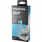 Skullcandy Dime True Wireless TWS Headphones - безжични Bluetooth слушалки (светлосив-син)  11