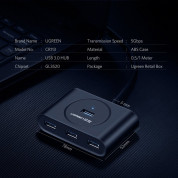 Ugreen USB-A 3.0 Hub 4-port (50cm) (black) 6