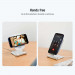 Nillkin MagLock Foldable Stand - алуминиева сгъваема поставка за бюро и плоскости за iPhone, съвместима с MagSafe захранване (сребрист) 7