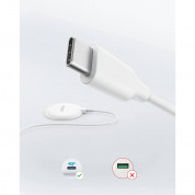 Anker PowerWave USB-C Magnetic Pad Lite 7.5W - поставка (пад) за безжично зареждане за iPhone с Magsafe (бял) 1