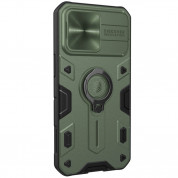 Nillkin CamShield Armor Hard Case for iPhone 13 Pro (dark green) 2