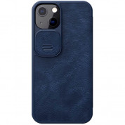 Nillkin Qin Book Pro Leather Flip Case for iPhone 13 (blue)