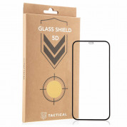 Tactical Glass Shield 5D AntiBlue - стъклено защитно покритие за целия дисплей на на iPhone 13 mini (прозрачен-черен)