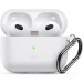 ESR AirPods 3 Bounce Carrying Case - силиконов калъф с карабинер за Apple AirPods 3 (бял) 1