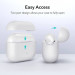 ESR AirPods 3 Bounce Carrying Case - силиконов калъф с карабинер за Apple AirPods 3 (бял) 3