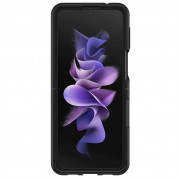 Otterbox Symmetry Flex Case - удароустойчив хибриден кейс за Samsung Galaxy Z Flip 3 5G (черен-прозрачен) 1