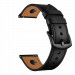 Tech-Protect Leather Screw Band 20mm - кожена каишка от естествена кожа за Galaxy Watch, Huawei Watch, Xiaomi, Garmin и други (20мм) (черен) 6