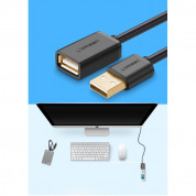 Ugreen USB 2.0 Extension Cable - удължителен USB кабел (100 см) (черен) 1