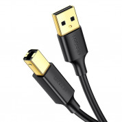 Ugreen USB 2.0 to USB Type B Printer Cable - кабел за принтер и други външни устройства 4-Pin USB Type A Male към 4-Pin USB Type B Male (300 см) (черен)