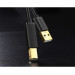 Ugreen USB 2.0 to USB Type B Printer Cable - кабел за принтер и други външни устройства 4-Pin USB Type A Male към 4-Pin USB Type B Male (300 см) (черен) 6
