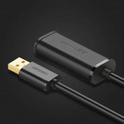 Ugreen Active Repeater USB-A 2.0 Male to USB-A 2.0 Female Extention USB Cable - активен удължителен USB кабел (500 см) (черен) 6