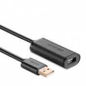Ugreen Active Repeater USB-A 2.0 Male to USB-A 2.0 Female Extention USB Cable - активен удължителен USB кабел (500 см) (черен) 2