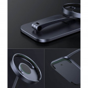 Ugreen Folding MagSafe Desk Stand - алуминиева сгъваема поставка за бюро и плоскости за iPhone съвместима с Magsafe захранване (сив) 6