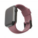 Urban Armor Gear U Dot Silicone Strap - изключително здрава силиконова каишка за Apple Watch 42мм, 44мм, 45мм (розов) 1