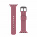 Urban Armor Gear U Dot Silicone Strap - изключително здрава силиконова каишка за Apple Watch 42мм, 44мм, 45мм (розов) 3