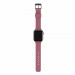 Urban Armor Gear U Dot Silicone Strap - изключително здрава силиконова каишка за Apple Watch 42мм, 44мм, 45мм (розов) 7