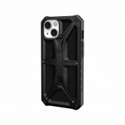 Urban Armor Gear Monarch Kevlar Case - удароустойчив хибриден кейс за iPhone 13 (черен-кевлар) 1