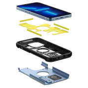 Spigen Tough Armor Case - хибриден кейс с най-висока степен на защита за iPhone 13 Pro (син) 4