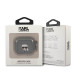 Karl Lagerfeld AirPods 3 Glitter Karl Head Silicone Case - силиконов калъф с карабинер за Apple Airpods 3 (черен) 3