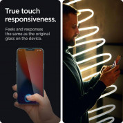 Spigen Glass.Tr Slim Privacy Tempered Glass - калено стъклено защитно покритие с определен ъгъл на виждане за дисплея за iPhone 13 mini 2