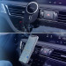 Nillkin MagSafe Wireless Car Charger Vent Mount 10W - поставка за радиатора на кола с MagSafe безжично зареждане за iPhone с Magsafe (черен) 4