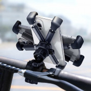 Baseus Quick to Take Bike Phone Holder (SUQX-01) - универсална поставка за колело и мотоциклет за мобилни телефони (черна) 2