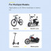 Baseus Quick to Take Bike Phone Holder (SUQX-01) - универсална поставка за колело и мотоциклет за мобилни телефони (черна) 7